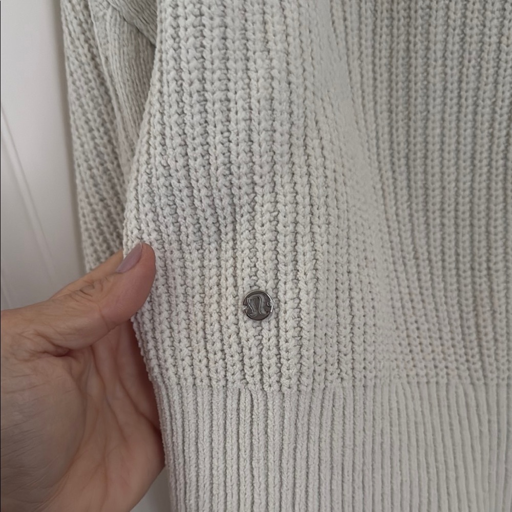 lululemon athletica Cream Cowl Neck Sweater - Picture 5 of 7